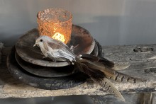 Set van 3 Kunst vogels Bird Paradise Nr 2